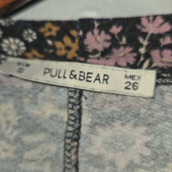 Pull & bear floral print midi to maxi dress women's u.s size s mex 26 - Picture 5 of 6